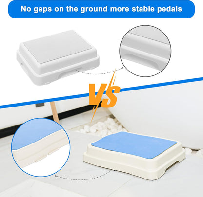 Bath Step,Set of 3 Stackable Bathtub Non Slip Safety Step Stool, Indoor/Outdoor Handicap Wideing Hands Free Platform Medical Portable Stack-Able, for High Beds, Kitchens,Bathroom.